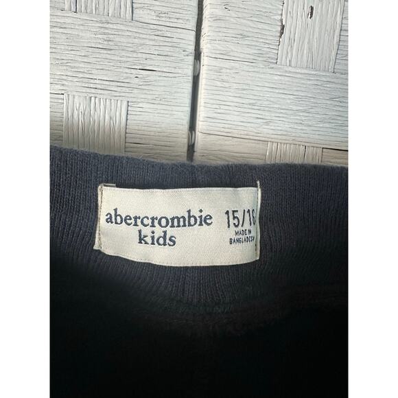 Ambercrombie kid black joggers drawstring, cotton pockets, gorpcore normcore - Picture 5 of 12